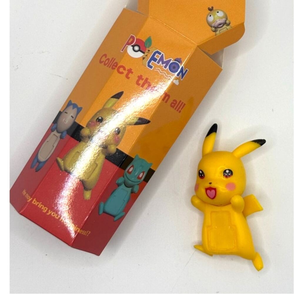 New Collectible Pokemon Pikachu, Attachable Mini Figure Open Blind Box